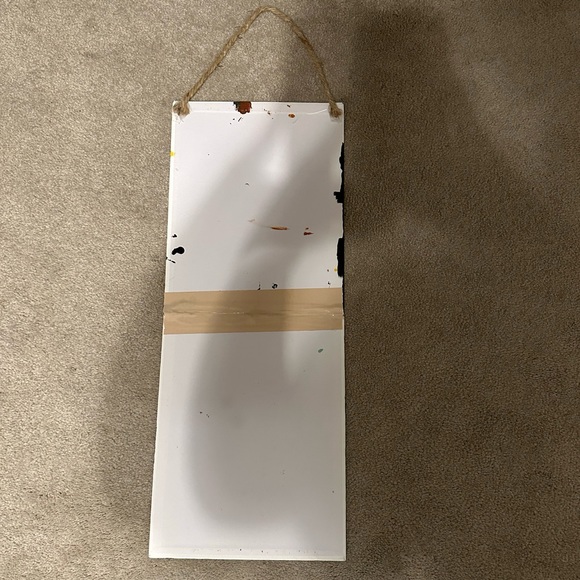 Boho Hippie Sunset Desert Hills Hand Painted Wall Decor - Picture 3 of 3